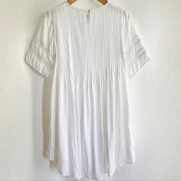 🇨🇦 Aritzia Wilfred White Sonore Embroidery Dress - Picture 15 of 16